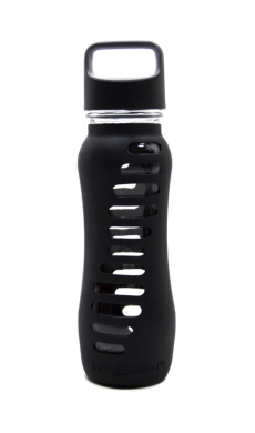 EcoVessel 22oz SURF Wide Mouth Glass Water Bottle Silicone Sleeve